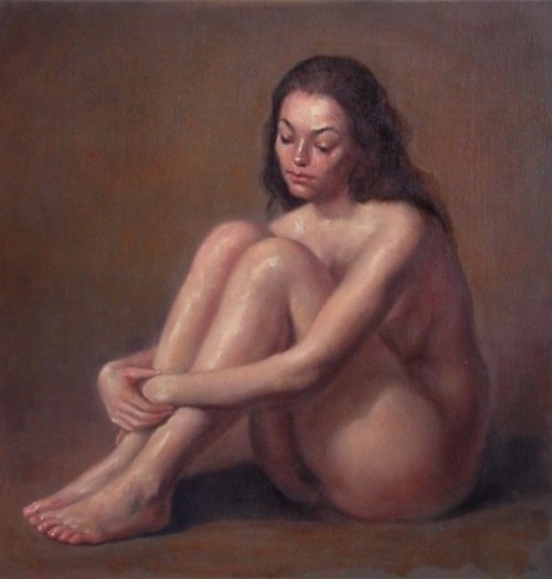 justineportraits:Harald Kolderup       Seated Girl