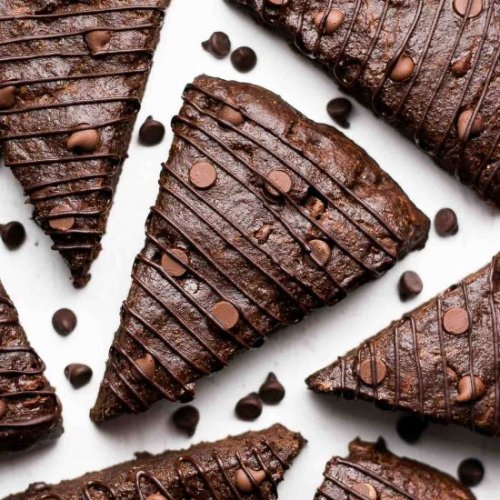 -=- HEALTHY MOCHA CHOCOLATE CHIP SCONES