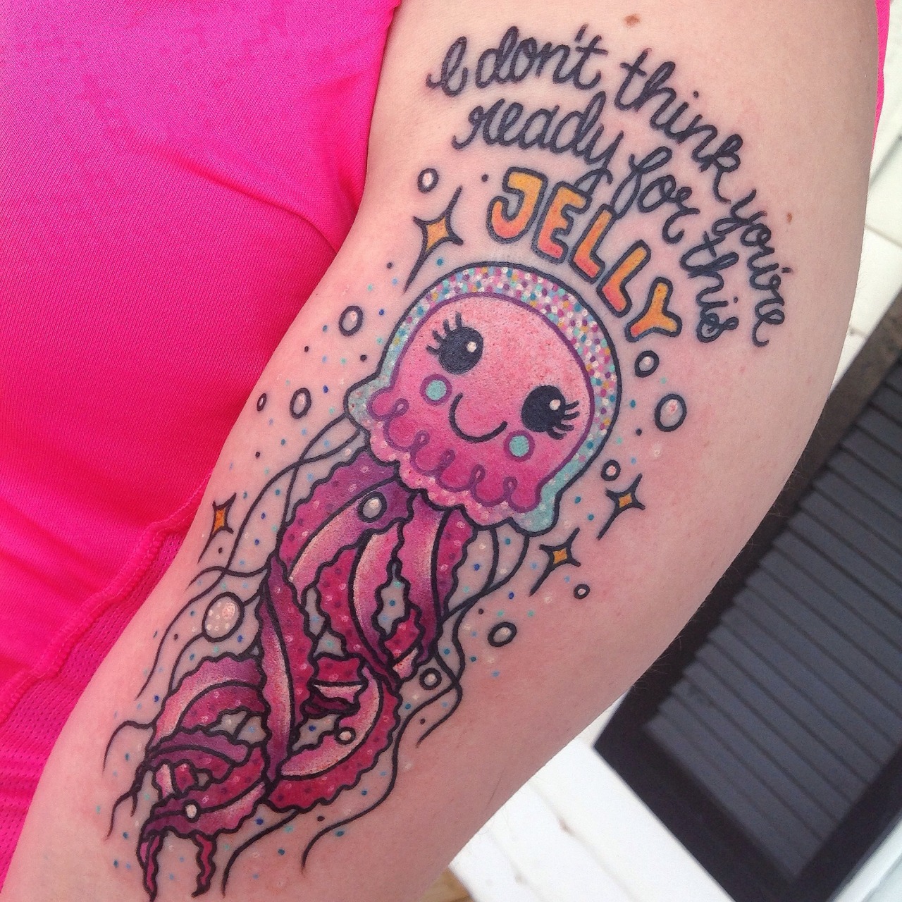 fuckyeahtattoos:  Tattoo by Kelly McGrath of Art Alive Tattoo Studio in Archdale,