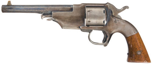 The Allen and Wheelock lipfire revolver,Invented by Ethan Allen in 1860, the Allen and Whe