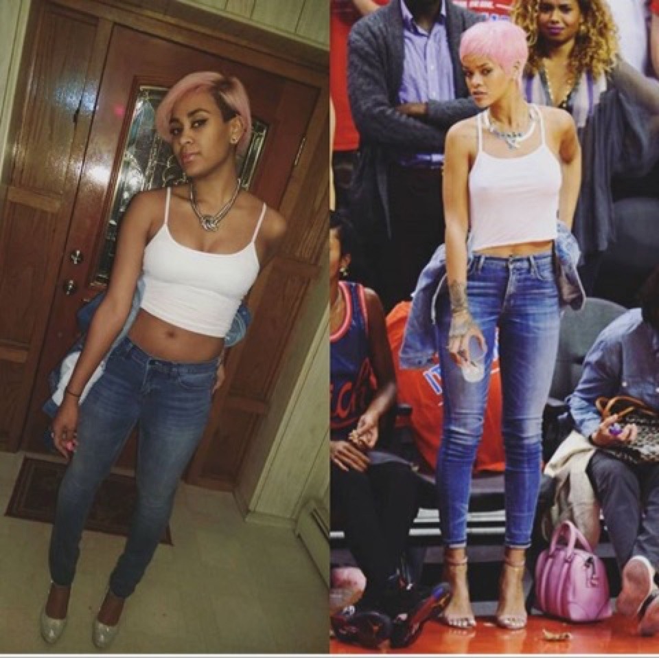 hellyeahrihannafenty:  Rihanna inspired Halloween costumes