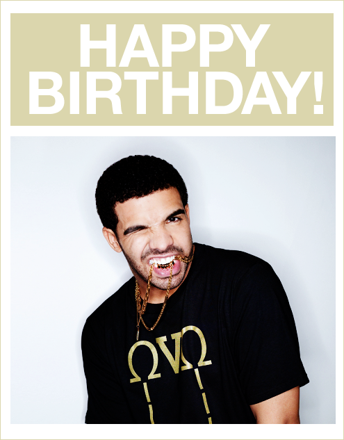  Happy birthday to the caring, talented, and hardworking man himself — Aubrey Drake