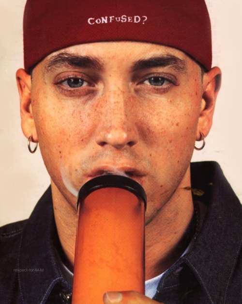 XXX respect-for-marshall-mathers:  Confused? photo