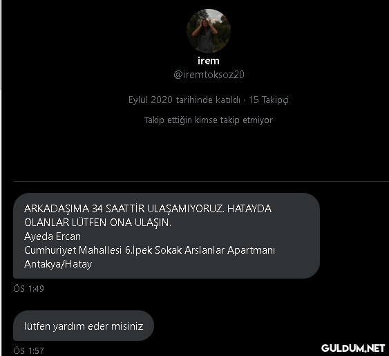 ARKADAŞIMA 34 SAATTİR...