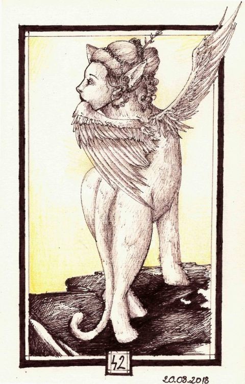 artbyanca:45/100 sphinxes