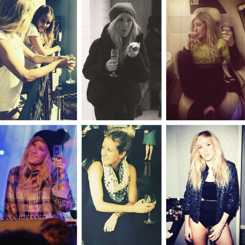 ohshesagoulddigger:The Ellie Goulding AlphabetW: Wine