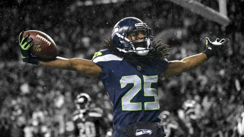 Russell Wilson and Richard Sherman. Go Hawks!