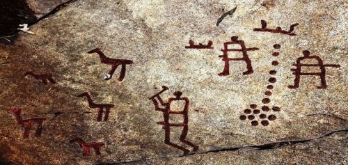 wodneswynn:Petroglyphs, Nordic Bronze Age (1700 BC - 500 BC), Tanumshede, Sweden