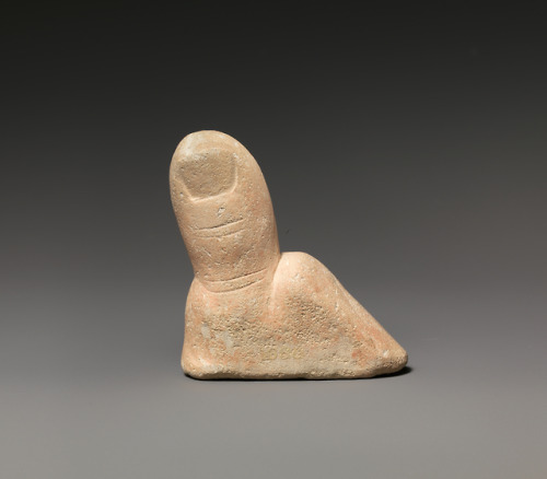 met-greekroman-art:Limestone votive toeThe Cesnola Collection, Purchased by subscription, 1874–76Met