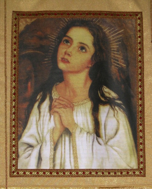 visualtraining:  Saint Philomena is a controversial figure because nothing is known about her or was ever written about her. She was a corpse from the 4th century found in 1802 that had appeared to have been given the burial of a virgin martyr. There