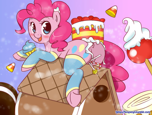 loopend:  “Getting your Just Desserts” A suggestion on from askpinetree who asked for Pinkie Pie covered in cake. There are two versions here, a NSFW (bottom) and SFW (top) one. Check out the DeviantArt (SFW) version: here  x: Pinkie <3