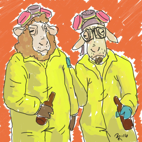 winblossomwin:  So I just loved this little nod to Breaking Bad in Zootopia. I wasn’t sure if the two sheep that showed in the end were actually Walter and Jesse and if they were I couldn’t remember what they looked like -_-; 