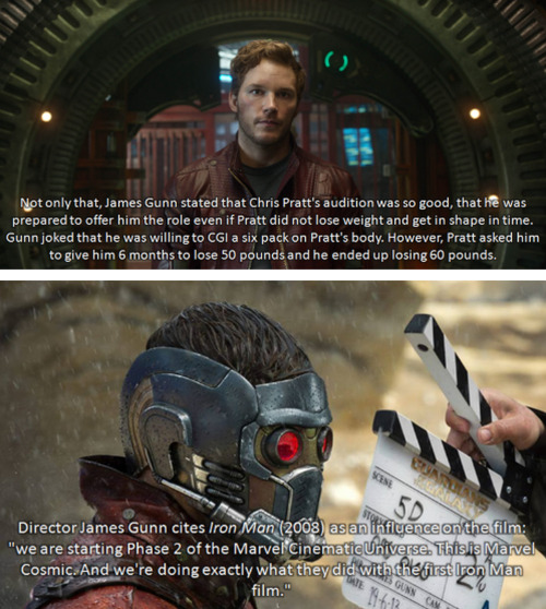 tastefullyoffensive:  ‘Guardians of the Galaxy’ Facts and Trivia [callmeforge]Previously: 'Guardians of the Galaxy’ vs. 'The LEGO Movie’ 