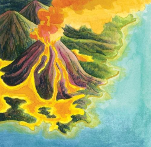 keereesart:Based on the Smith Volcano/Mount Babuyan, Island of Luzon in the Philippines 