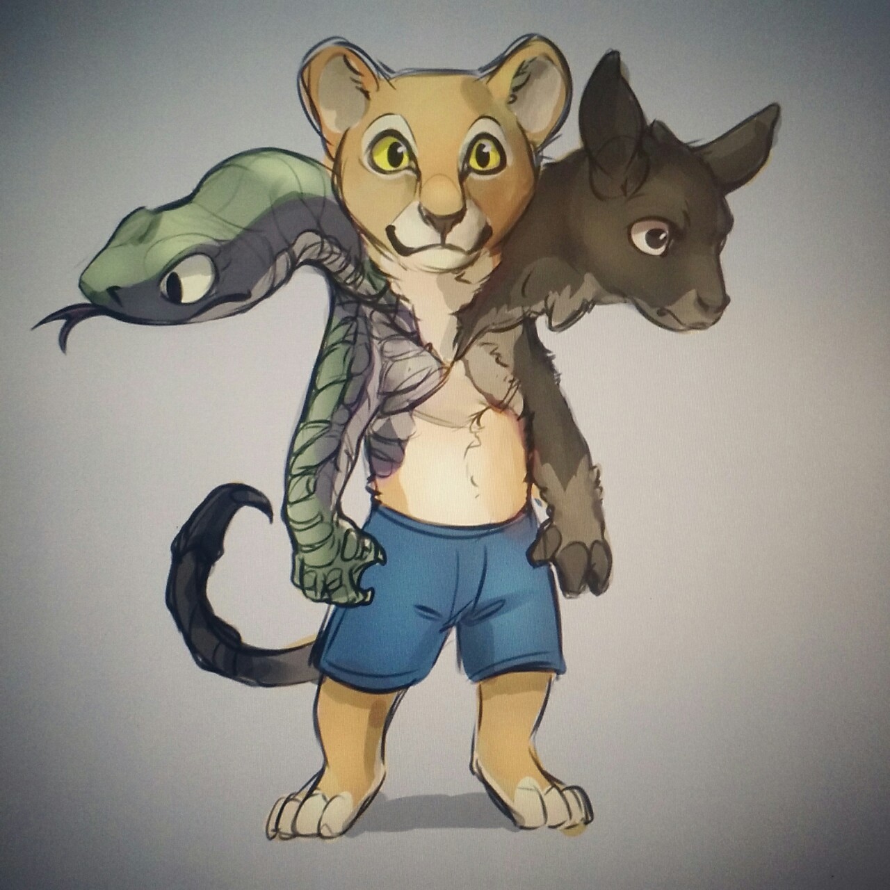 elranno:  I made a chimera cub. It’s an interesting creature to explore. Three