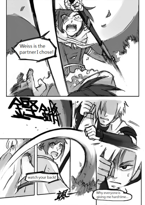 ookaminoki:      Ch2-3 >>> Huntress AU page.   