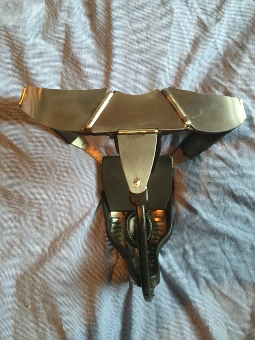 torturesadist:Now this is a collection of chastity devices. A few more small steel cock cages would really make this a great collection.