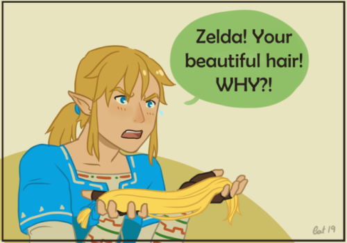Thank You Nintendo For Giving Us A Short Hair Zelda! I Love Her!