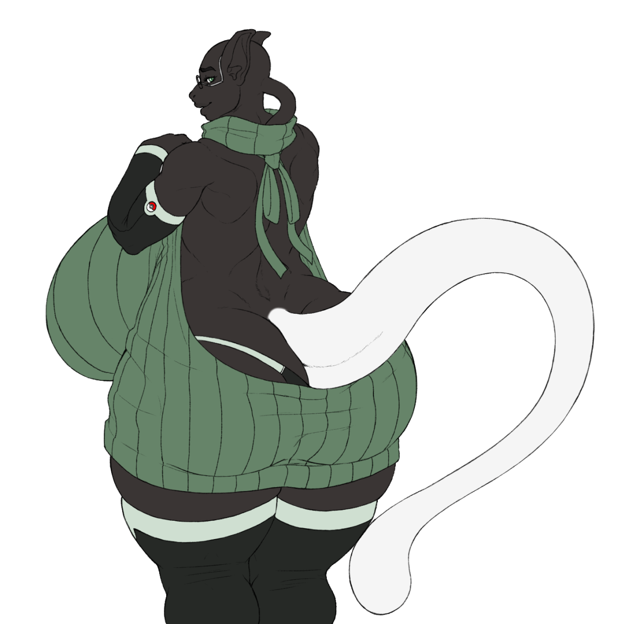 ricofoxmods:  Maple hopping right on that rear view window sweater trend~ And Rache