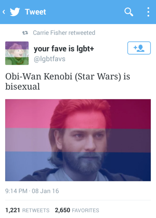 jennyhanivers:  I just wanted all these things in one place and I want to thank each of these people involved in Star Wars (Chuck Wendig, Carrie Fisher, Rian Johnson, and Mark Hamill) for their support of LGBT+ fans. Their love and inclusiveness means