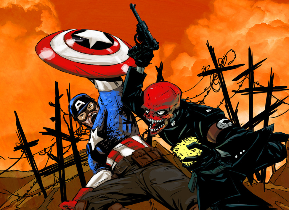 xombiedirge:  Classic Marvel Vs. by Sanford Greene 