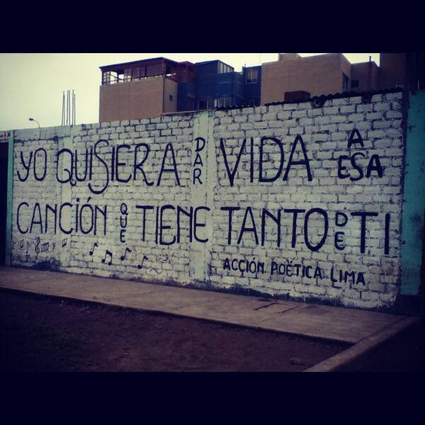 accionpoeticafotos:  Acción poética Lima