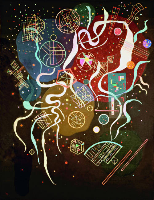 artist-kandinsky:Movement I by Wassily KandinskySize: 116x89 cmMedium: mixed technique on canvas