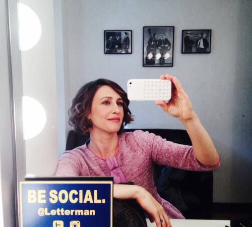 verafarmigay:  #heartpalpitations backstage @Letterman whoop whoop @insidebates tonight! (x)