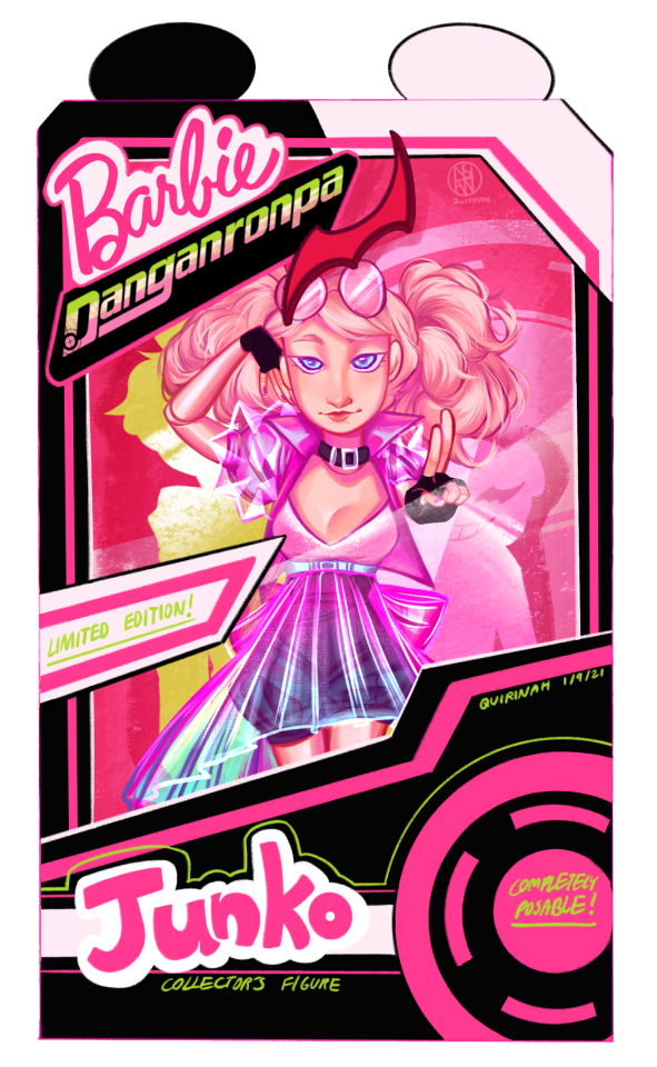 BARBIE X DANGANRONPA! Featuring Junko And Miu In MY Shitty Fashion Choices! And A Cool Box Design! Get