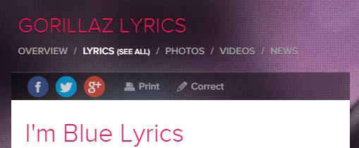 arthurhia:octibbles:One time I was looking up some Gorillaz lyrics and I found a