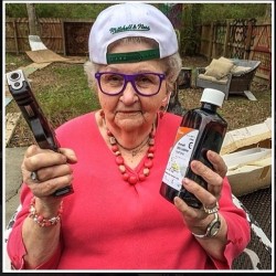 fuegoking:  Granny still wit the shits 