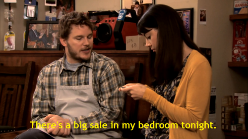 parksandfluff:Andy/April + Pick-up lines porn pictures