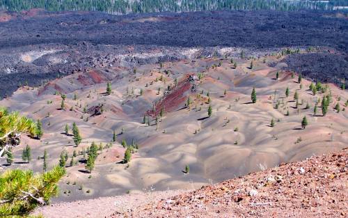 Painted DunesThese strange and beautiful dunes can be found in the Lassen Volcanic National Park in 