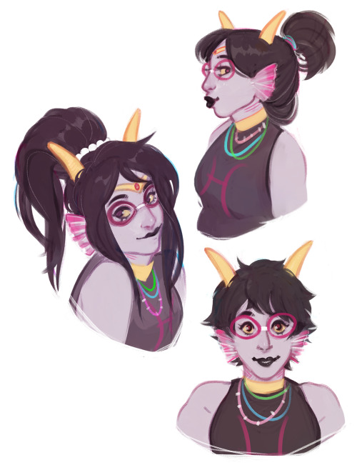 sajwho:Some hairstuck Fef sketches