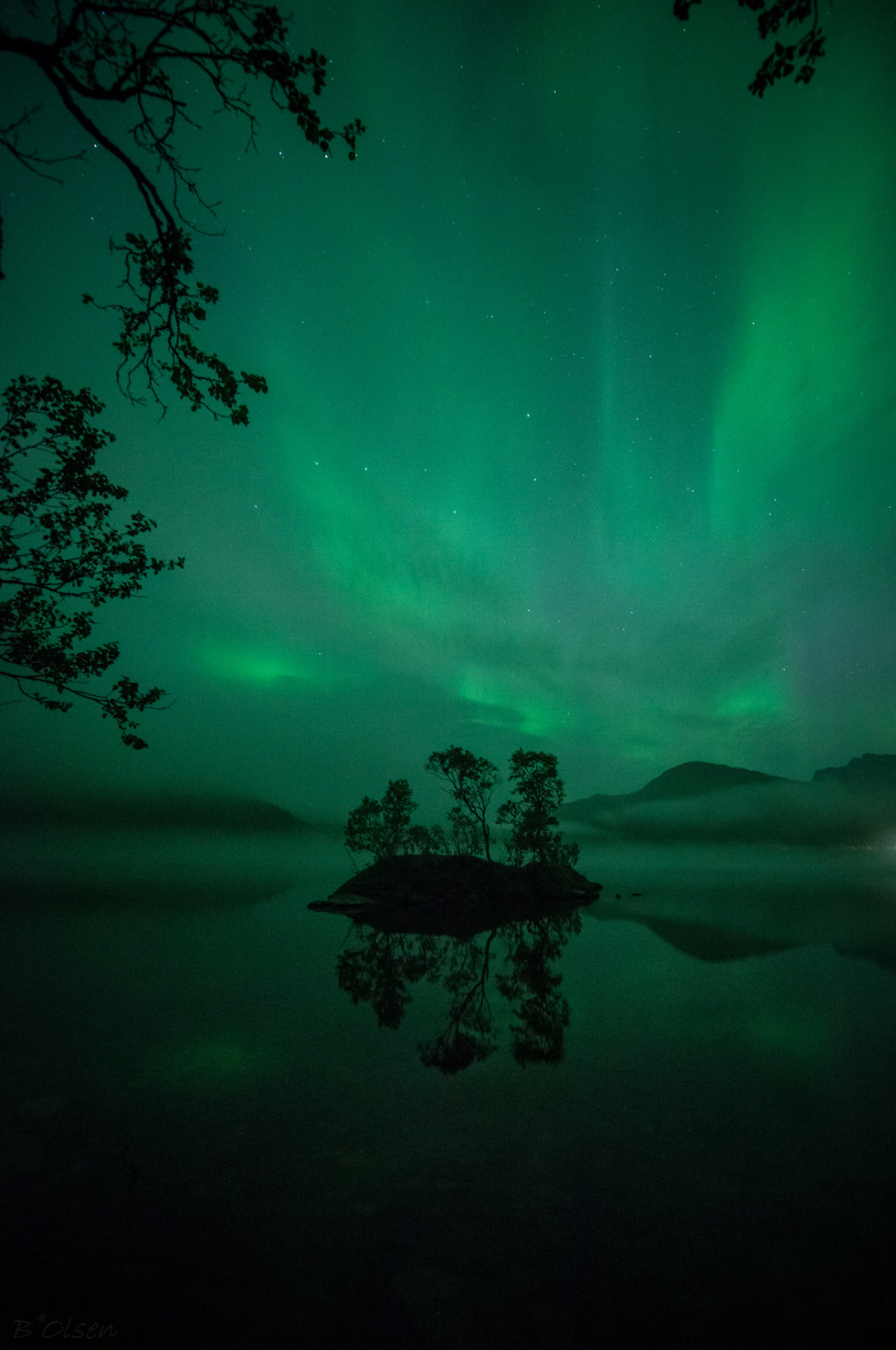 90377:   	Misty aurora #2 by Bernt Olsen 