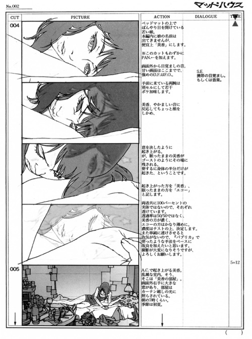 artbooksnat:Storyboards illustrated by Satoshi Kon for the animated short Ohayo (オハヨウ).  See more 