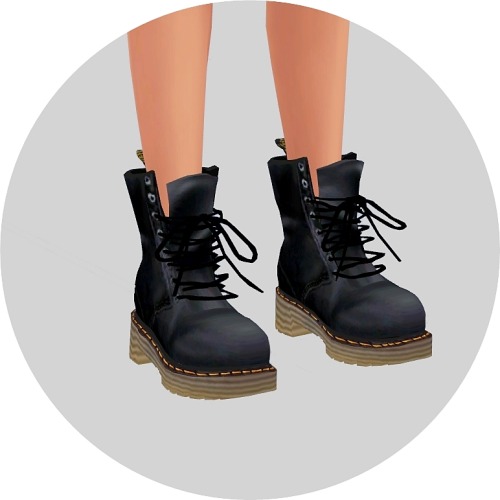 sims4-marigold:Summer Ribbon Wedge Heels &  Female_Combat Boots  & Tied Short Sleeves Crop