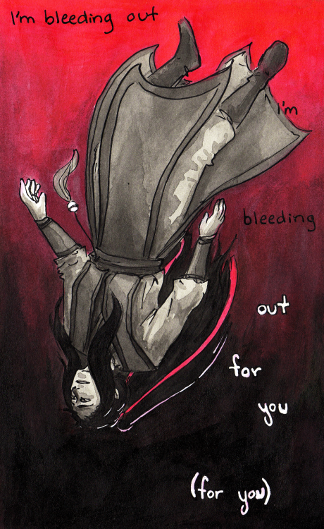 Part one (two, three) of my three-part wei wuxian-centric comic, set to imagine dragons’ “bleeding o