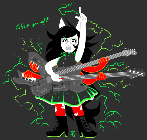 sarcasmprodigy:I think she should have her bass back and be able to summon weird space arms, that’s 