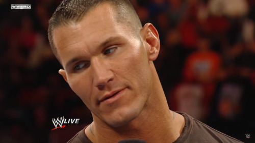 ultrawwerkouniverse:    Randy Orton RKOs Michael Cole   