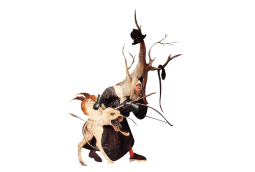 blackpaint20:TENTACIONES DE SAN ANTONIOby Hieronymus Bosch 
