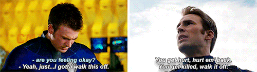 artoo-detoos:Johnny “The Human Torch” Storm | | Steve “Captain America” Rogers