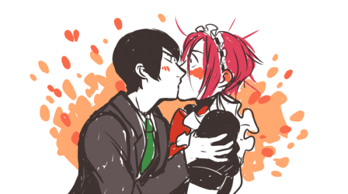 maid rin week, day 5: dancing(+ a bit of rh kiss challenge)