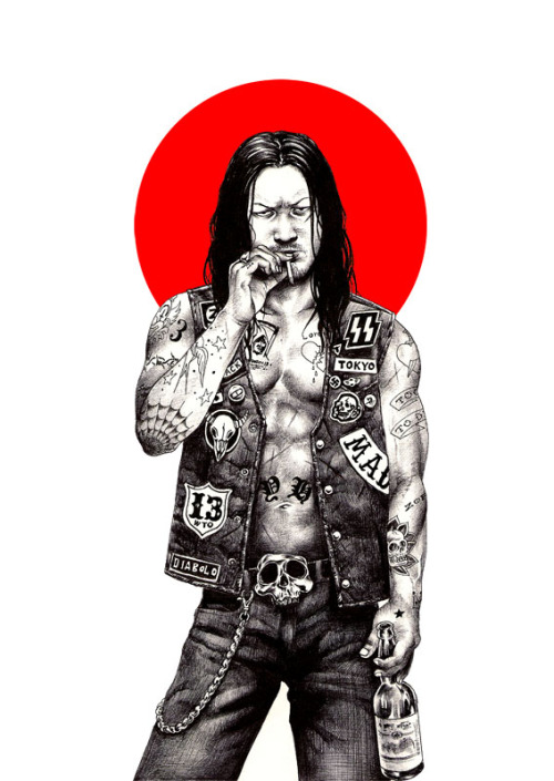 Shohei Otomo aka HAKUCHI.jp artwork.More Characters here.