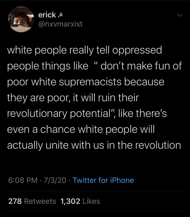 pyomorphic:so here’s how the human centipede of twitter discourse works:someone