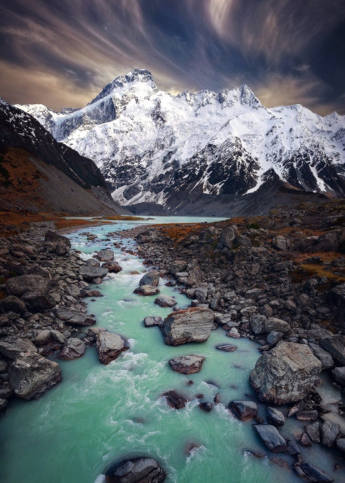 coiour-my-world - Source of Life ~ Hooker Valley, New Zealand ~...