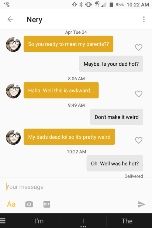 tinderventure:  I’m not very good at flirting