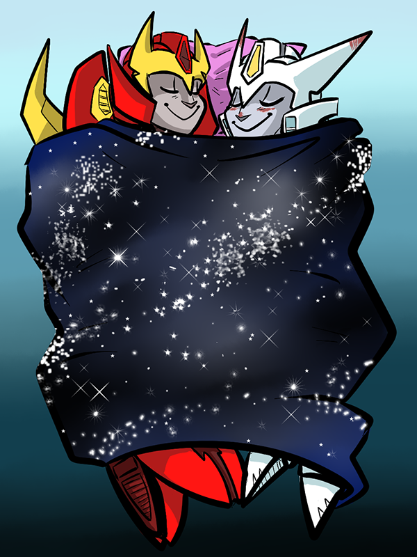 spookydrift:  happy borthday rocket have a robot space blanket burrito