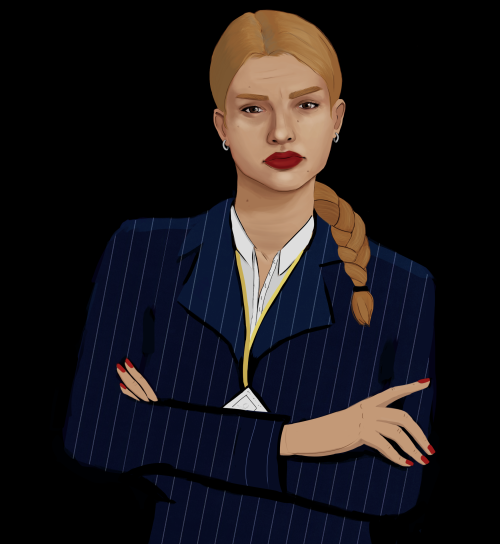 i finished my interpretation of rebecca from the wayhaven chronicles! this is miriam (my detective)’