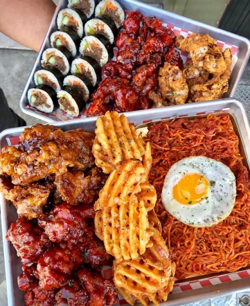 thelovelybones124:  foodieapprovedeats: ARIA Korean Tapas 🍜  📍San Francisco, CA  📸 Credits Find the best foodie spots! #foodieapproved   I need all of this now. It would cure my depression lol 